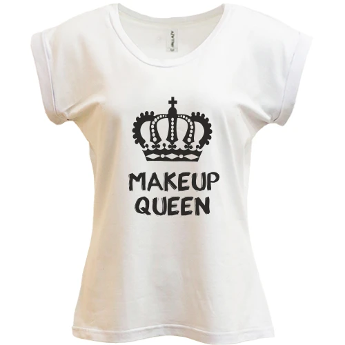 Футболка женская PANI, Белый, MAKEUP QUEEN