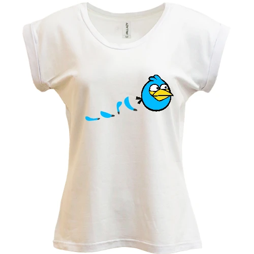 Футболка жіноча PANI, Білий, Blue bird