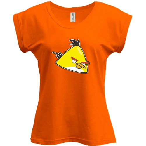 Футболка женская PANI, Оранжевый, Yellow bird 2