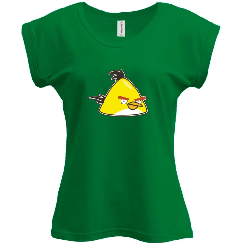 Футболка жіноча PANI, Зелений, Yellow bird