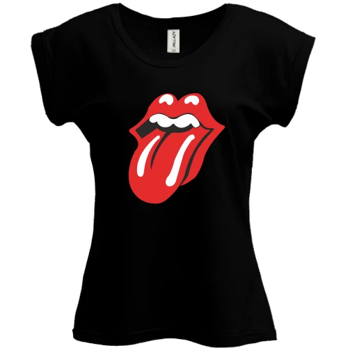 Футболка женская PANI, Черный, Rolling Stones