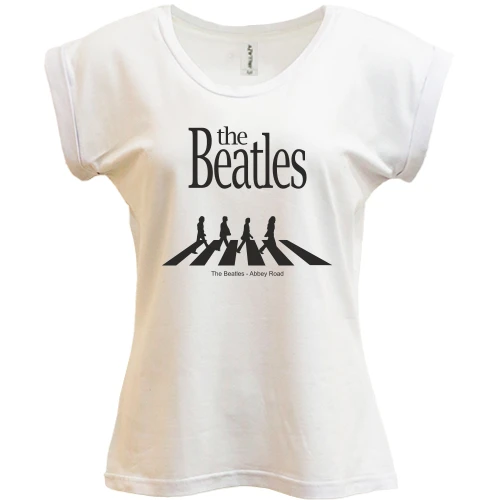 Футболка жіноча PANI, Білий, The Beatles AR