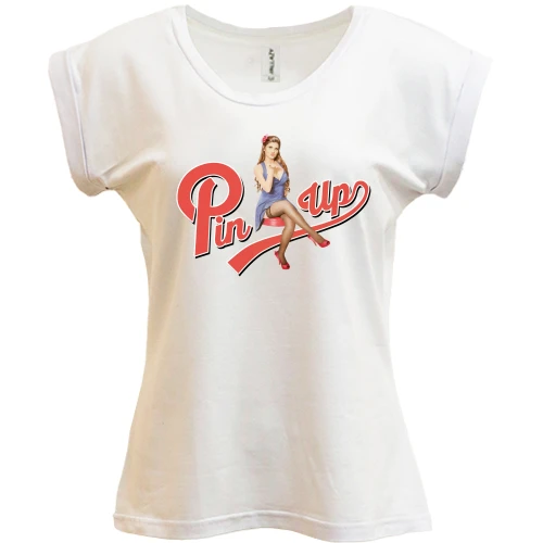 Футболка женская PANI, Белый, Pin Up