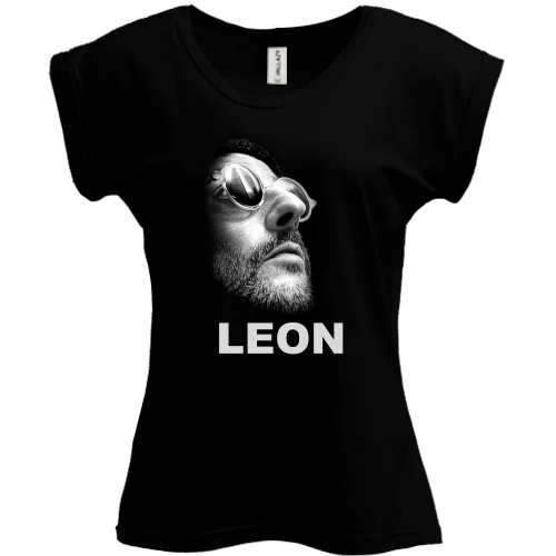 Футболка женская PANI, Черный, Leon