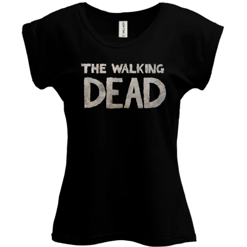 Футболка женская PANI, черный, с надписью The Walking Dead