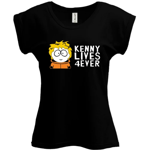 Футболка жіноча PANI Kenny lives forever