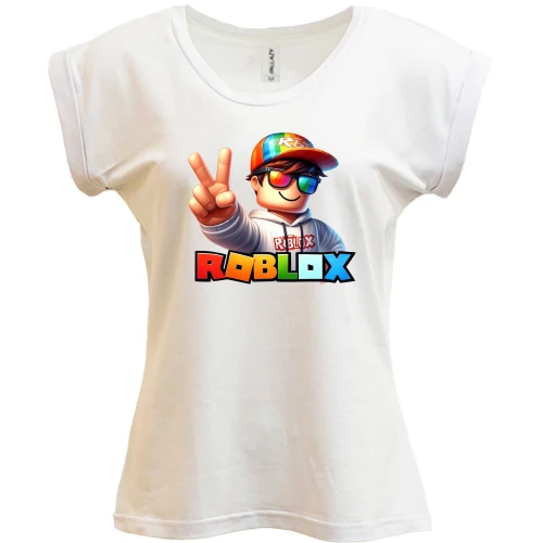 Футболка женская PANI, Белый, RobloxMan