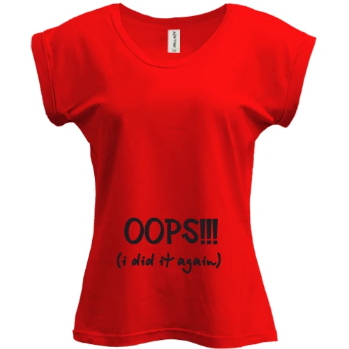 Футболка женская PANI OOPS!