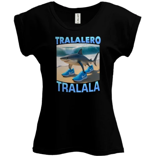 Футболка женская PANI, Черный, Tralaleo Tralala