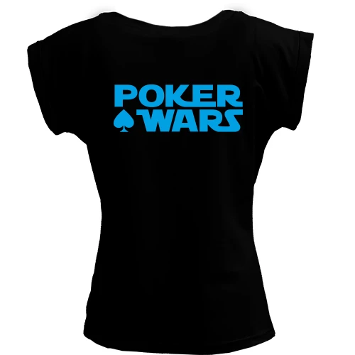 Футболка женская PANI, Черный, Poker WARS 2