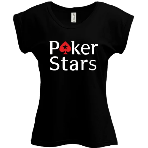 Футболка женская PANI, Черный, Poker Stars