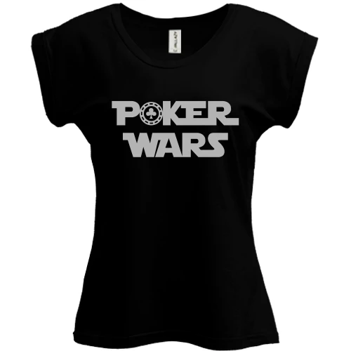 Футболка женская PANI, Черный, Poker Wars