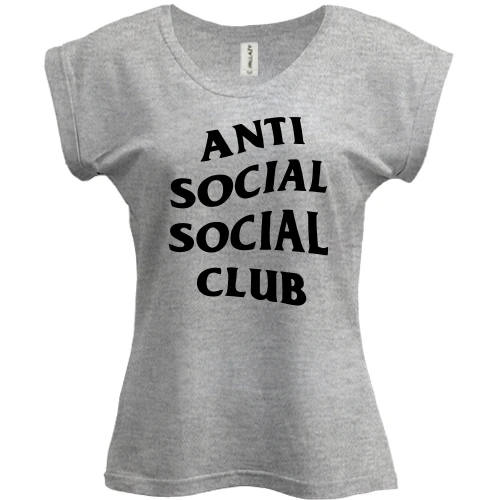 Футболка жіноча PANI, Білий, Anti Social Social Club