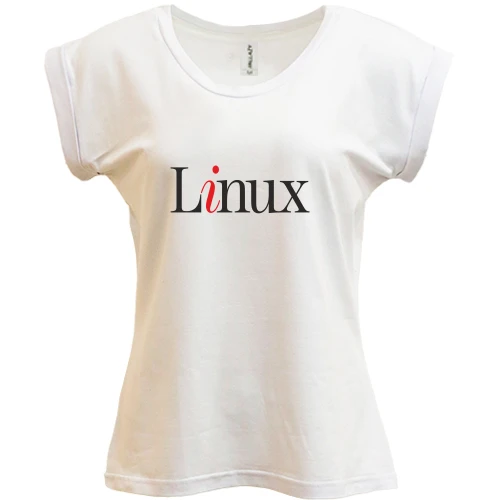 Футболка женская PANI, Белый, Linux