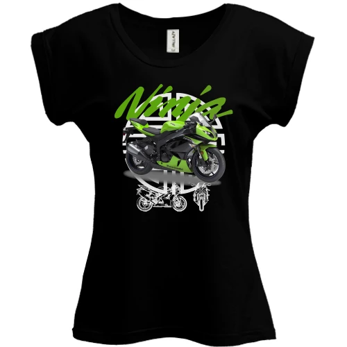 Футболка жіноча PANI Kawasaki Ninja