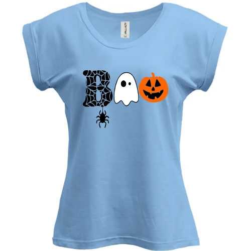 Футболка женская PANI, Синий, Boo! (2)