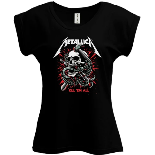 Футболка женская PANI Metallica - Kill ’Em All (2)