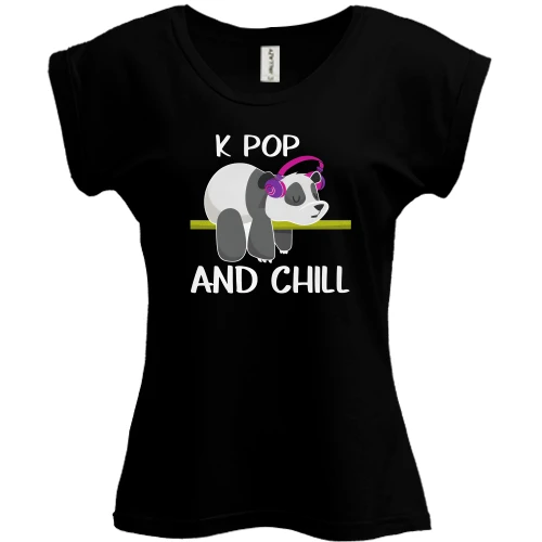 Футболка женская PANI K-POP and Chill