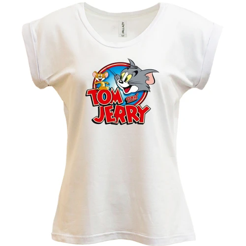 Футболка жіноча PANI, Бежевий, Tom and Jerry