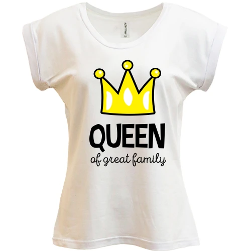 Футболка жіноча PANI Queen af great family
