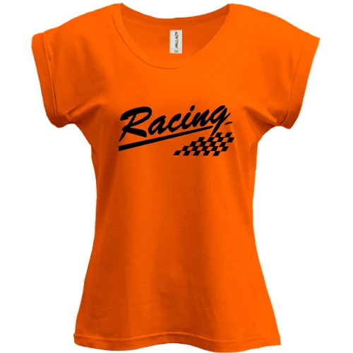 Футболка женская PANI, Оранжевый, Racing