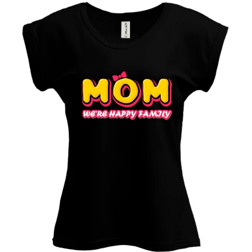 Футболка жіноча PANI Mom we`re happy family