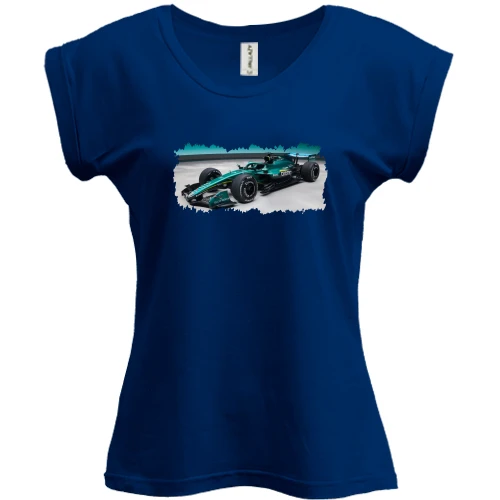 Футболка женская PANI, Синий, Aston Martin F1