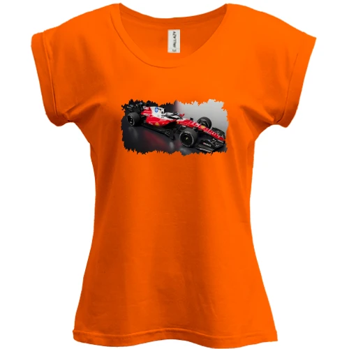 Футболка женская PANI, Оранжевый, Ferrari F1