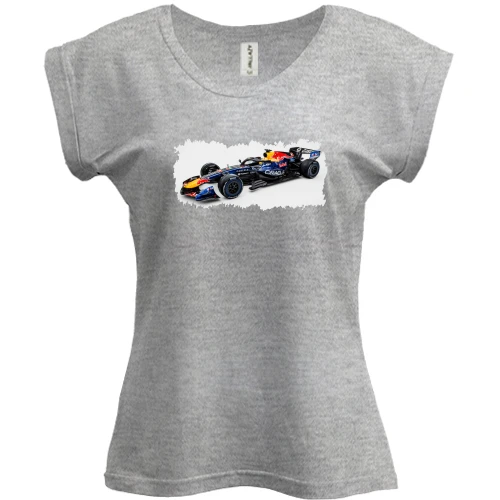Футболка женская PANI, Серый меланж, Red Bull F1