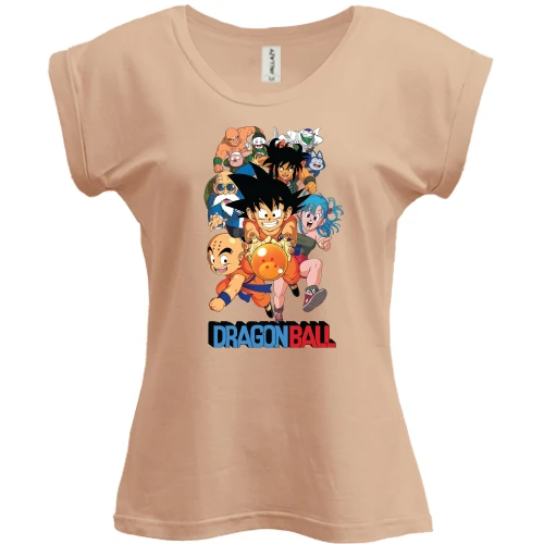 Футболка женская PANI, Белый, Dragon Ball