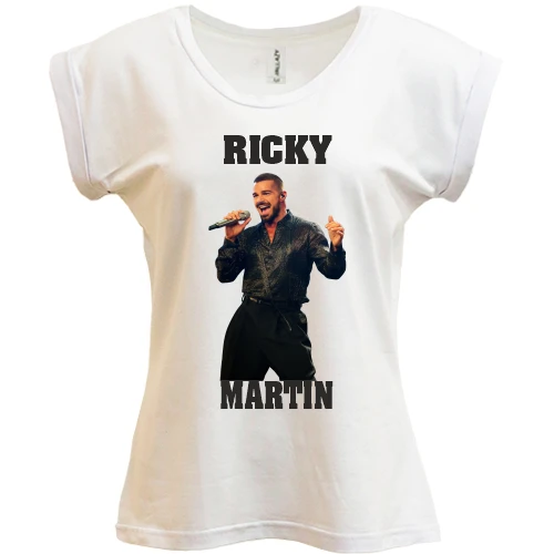 Футболка женская PANI Ricky Martin - livin' la vida loca