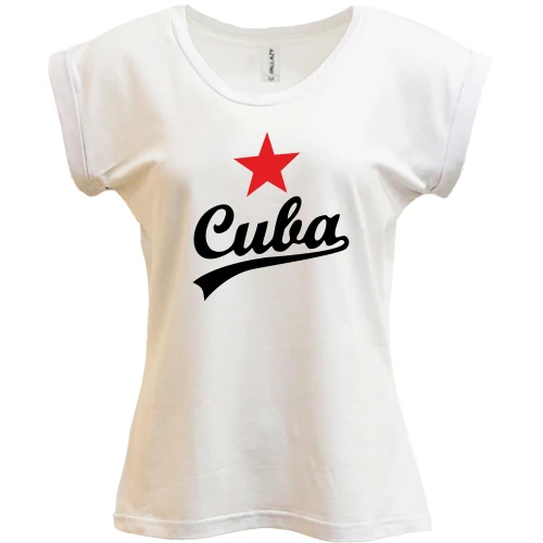 Футболка жіноча PANI, Білий, Куба - Cuba