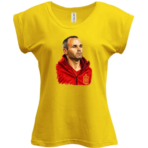 Футболка женская PANI Andrés Iniesta