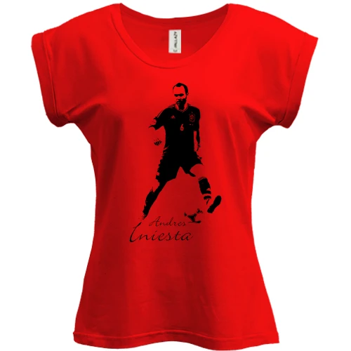Футболка женская PANI Andrés Iniesta (2)