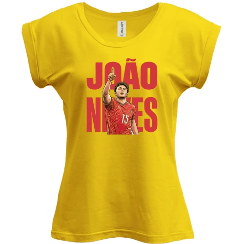 Футболка жіноча PANI, Жовтий, João Neves