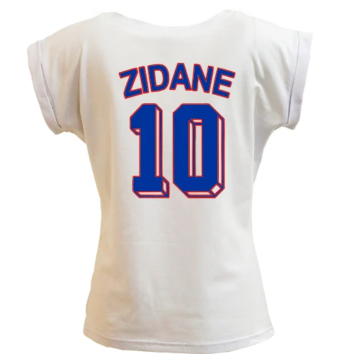 Футболка женская PANI Zinédine Zidane