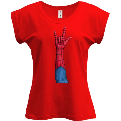 Футболка женская PANI Spider-Man Rock