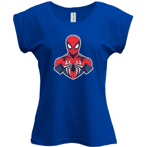 Футболка женская PANI Spider-Man с белой эмблемой