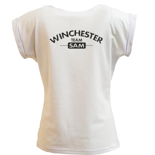 Футболка женская PANI, Белый, "Winchester Team - Sam"