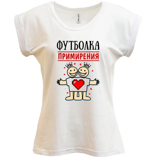Футболка женская PANI, Белый, примирения