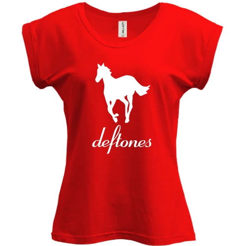 Футболка жіноча PANI, Червоний, Deftones