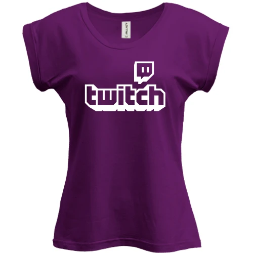 Футболка жіноча PANI з логотипом twitch