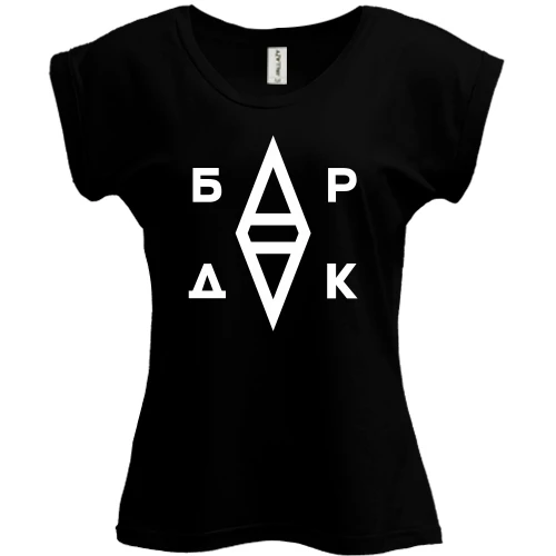 Футболка женская PANI с логотипом "Бардак"