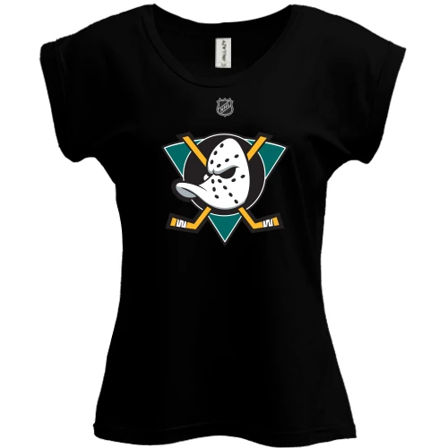 Футболка женская PANI, черный, Anaheim Ducks (2)