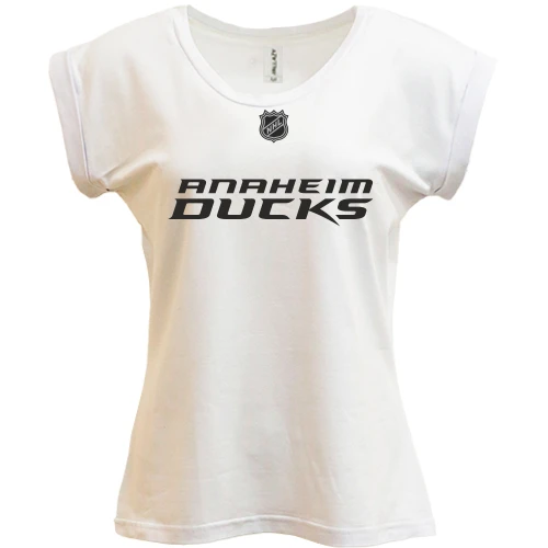 Футболка женская PANI, Белый, Anaheim Ducks 2