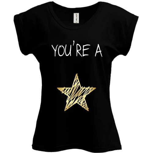 Футболка женская PANI You`re a star