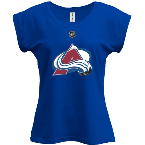 Футболка женская PANI, синий, Colorado Avalanche