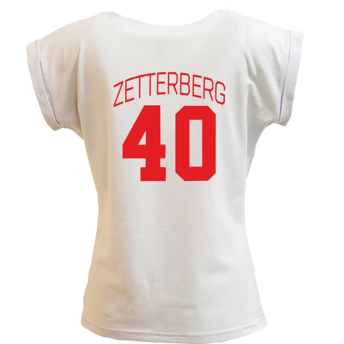 Футболка жіноча PANI, Білий, Henrik Zetterberg