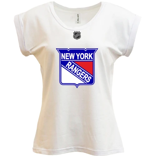 Футболка женская PANI, белый, New York Rangers