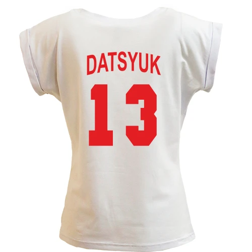 Футболка женская PANI, белый, Pavel Datsyuk